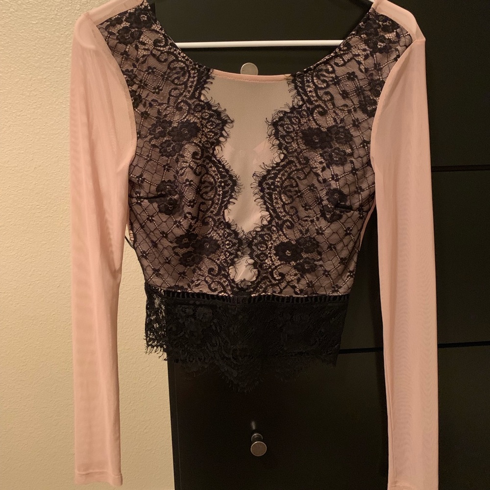Long sleeve formal top